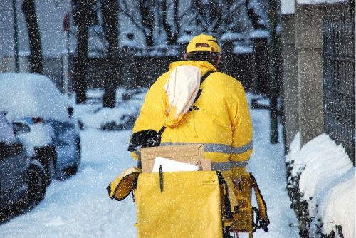 Tombow AirPress Retractable Ballpoint Pen 0.7mm Tip Orange Barrel Black Ink