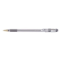 Pentel Superb Ballpoint Pen 1.0mm Tip 0.5mm Line Black (Pack 12) BK77M-A