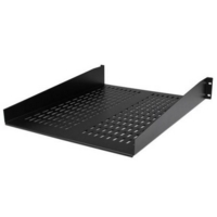 2U 22in Vented Rack Mount Shelf 22kg