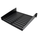 2U 16in Vented RM Cantilever Shelf 22kg