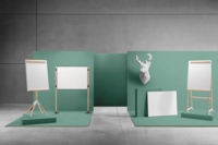 Bi-Office Archyi Giro (1800 x 1200mm) Enamel Writing Board Black Frame