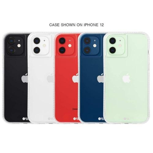 Case Mate Tough Clear Plus iPhone 12 iPhone 12 Pro Phone Case MicroPel Antimicrobial Protection Dust Resistant Scratch Resistant Drop Proof