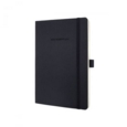 Sigel CONCEPTUM A5 Casebound Soft Cover Notebook Ruled 194 Pages Black CO321
