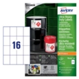 Avery Heavy Duty Ultra Resistant Label 52x74mm 16 Per A4 Sheet White (Pack 800 Labels)