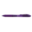 Pentel Energel X Gel Retractable Gel Rollerball Pen 0.7mm Tip 0.35mm Line Violet (Pack 12)
