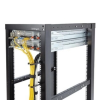 1U Vertical Rack Cable Mgmt D Ring Hook