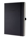 Sigel CONCEPTUM A4 Casebound Hard Cover Notebook Ruled 194 Pages Black CO112