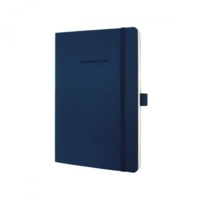 Sigel CONCEPTUM A5 Casebound Soft Cover Notebook Ruled 194 Pages Blue CO327