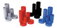 ValueX Deflecto Tube Tidy 6 Compartments Red