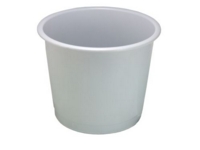 ValueX Deflecto Waste Bin Plastic Round 14 Litre Grey