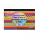Silvine Revision and Presentation Cards Ruled 152x102mm Assorted Colours (Pack 48)