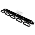 1U 19in Rackmount Cable Management Panel
