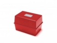 ValueX Deflecto Card Index Box 6x4 inches / 152x102mm Red