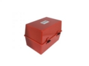 ValueX Deflecto Card Index Box 6x4 inches / 152x102mm Red