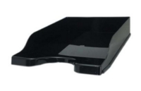 Deflecto Steritouch Continental Letter Tray A4/Foolscap Portrait Black