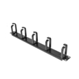 1U 19in Rackmount Cable Management Panel