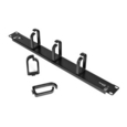 1U 19in Rackmount Cable Management Panel