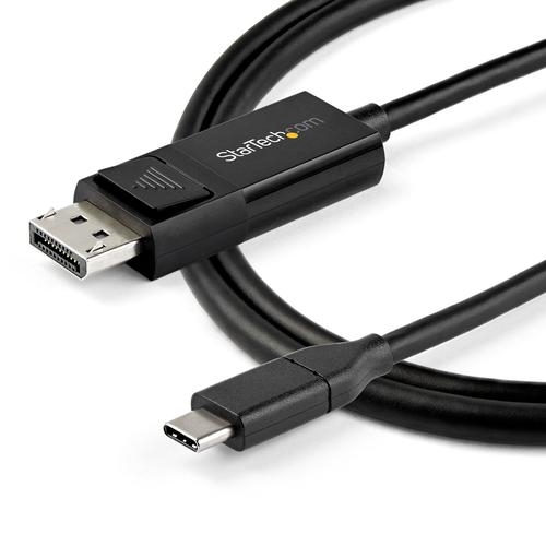 1m USB C to DP 1.4 8K 30Hz Cable Black