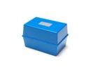 ValueX Deflecto Card Index Box 5x3 inches / 127x76mm Blue