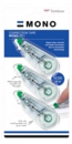 Tombow MONO Air Correction Tape Roller 4.2mmx10m White (Pack 2 Plus 1 Free)