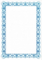 Computer Craft Certificate Paper A4 90gsm Blue (Pack 30)
