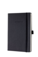 Sigel CONCEPTUM A5 Casebound Hard Cover Notebook Ruled 194 Pages Black CO122