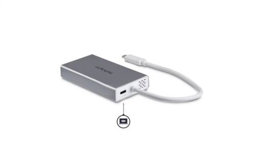 USB C Multiport Adapter 4K 60W PD Silver