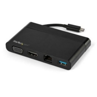 USB C Adapter HDMI and VGA 1xA GbE