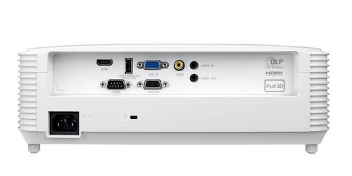 Optoma X309ST DLP 3D XGA 3700 ANSI Lumens Desktop Projector 1024 x 768 Resolution HDMI VGA RS232 USB White