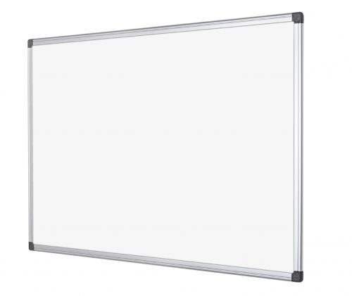 Bi-Office Maya Magnetic Enamel Whiteboard Aluminium Frame 1200x1200mm
