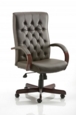 Chesterfield Executive Chair Brown Leather EX000003