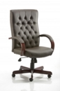 Chesterfield Executive Chair Brown Leather EX000003