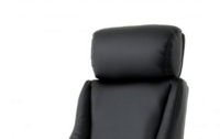 Winsor Black Leather Chair With Headrest EX000213