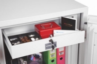 Phoenix Fire Fighter Size 2 Fire Safe Key Lock White FS0442K