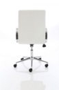 Ezra Executive White Leather Chair EX000189