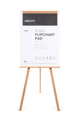 Bi-Office Archyi Angolo Tripod Magnetic Easel 760x1850mm White