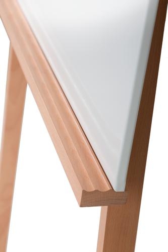 Bi-Office Archyi Angolo Tripod Magnetic Easel 760x1850mm White