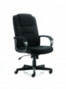 Moore Executive Fabric Chair Black with Arms EX000043