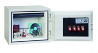 Phoenix Titan Size 1 Fire and Security Safe Key Lock White FS1281K