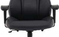 Winsor Black Leather Chair With Headrest EX000213
