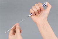 Tombow MONO Zero Refillable Eraser Pen Round Tip White with White/Blue/Black Barrel