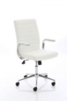 Ezra Executive White Leather Chair EX000189