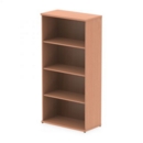 Impulse 1600mm Bookcase Beech I000051