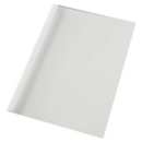 GBC Thermal Binding Cover A4 6mm Clear PVC Front White Silk Gloss Back (Pack 100)
