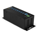 7 Port Ind USB3.0 Hub with Power Adapter