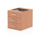 Impulse 3 Drawer Fixed Pedestal Beech I001645
