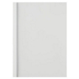 GBC Thermal Binding Cover A4 3mm Clear PVC Front White Silk Gloss Back (Pack 100)