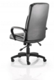 Plaza Executive Soft Bonded Leather Chair Black with Arms EX000052