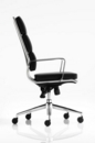 Savoy Executive High Back Chair Black Soft Bonded Leather EX000067