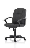 Bella Executive Managers Chair Charcoal Fabric EX000248